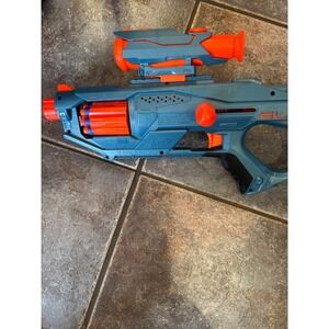 Nerf Elite 20 Eagle Point Blaster Scope Darts Teal Orange